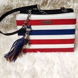 Miche Bags EUC Petite Mini Purse Patriotic Stars & Stripes Retired SOLD OUT